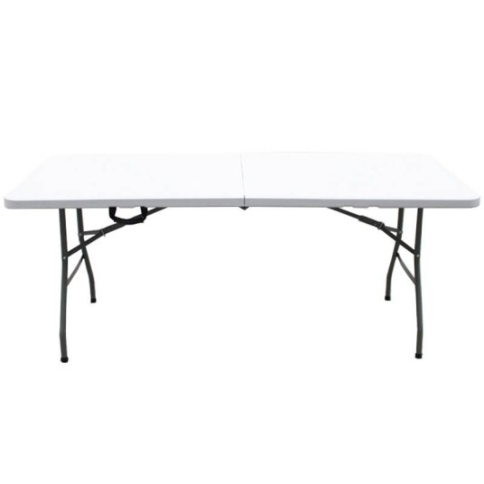 MESA PLEGABLE TIPO MALETA 182X73,5X74 CM