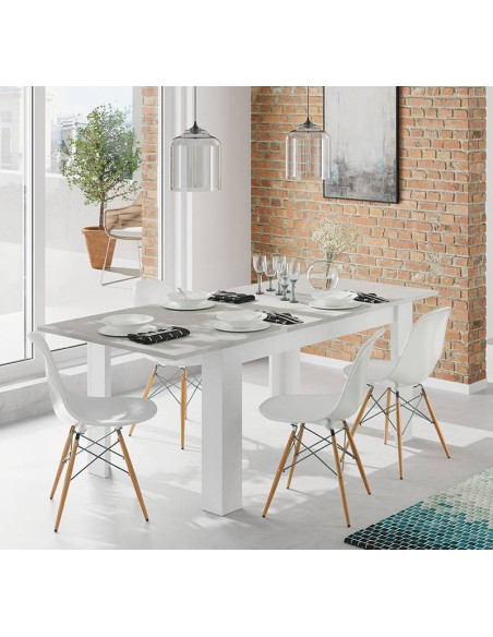 MESA DE COMEDOR KENDRA CEMENTO