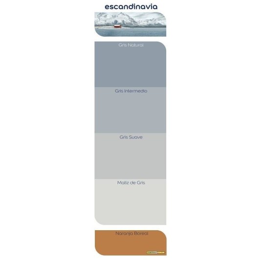 PINTURA PLASTICA ESCANDINAVIA GRIS SUAVE