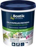 Cola Bostik para papel pintado – 1 kg, lista para usar, válida para papel vinílico y textil