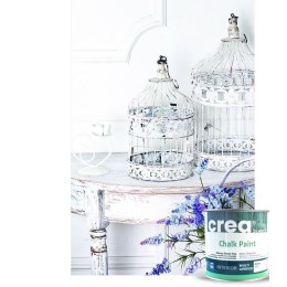 "Pintura al agua efecto tiza Crea Chalk Paint 0,5 L para muebles con acabado Vintage y Decapé"