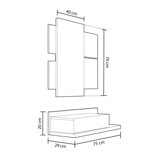 MUEBLE RECIBIDOR MODERN