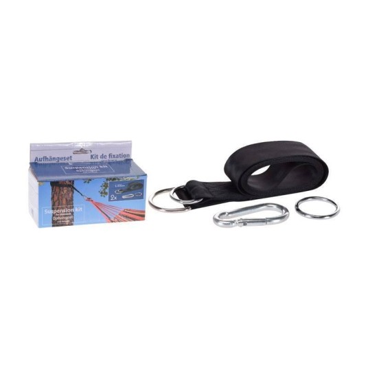 Kit de fijación para hamaca colgante con soporte hasta 120 kg