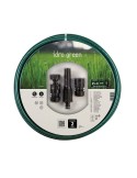 Manguera de riego Idro Green Fitt de 15 m con 15 mm de diámetro y 4 accesorios incluidos para jardín y huerto.
