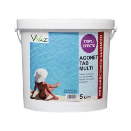 Pastilla de cloro piscina 200 g en dosificador