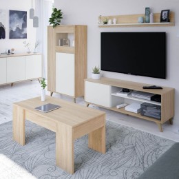 MUEBLE TV + ESTANTE KIKUA PLUS