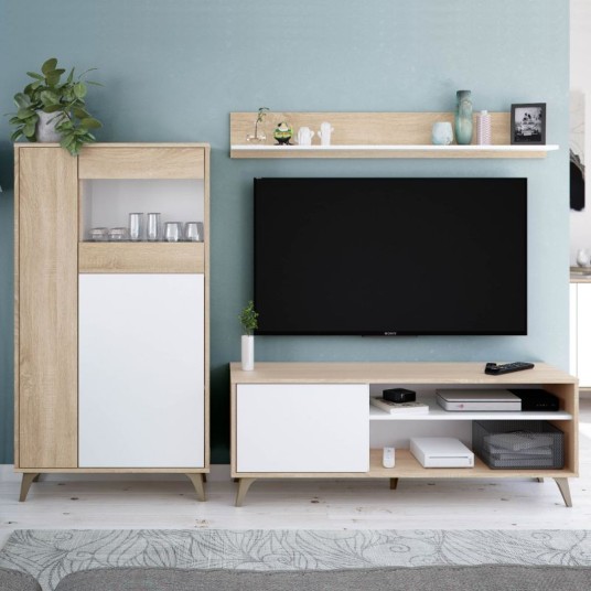 VITRINA 3 PUERTAS KIKUA PLUS
