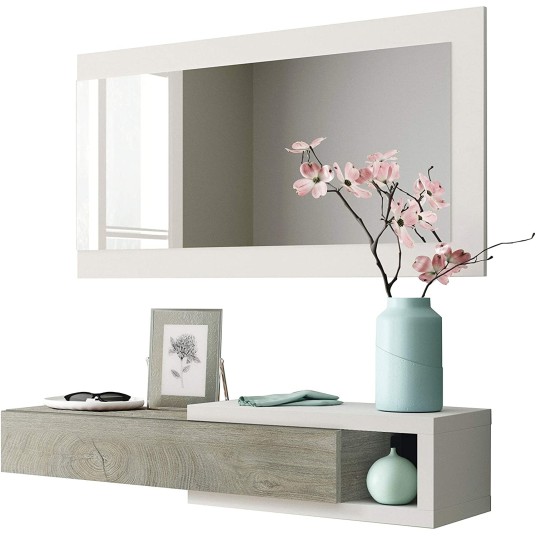 MUEBLE RECIBIDOR CON ESPEJO NOON