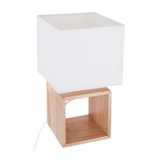 LAMPARA CUADRADA DE MADERA H32