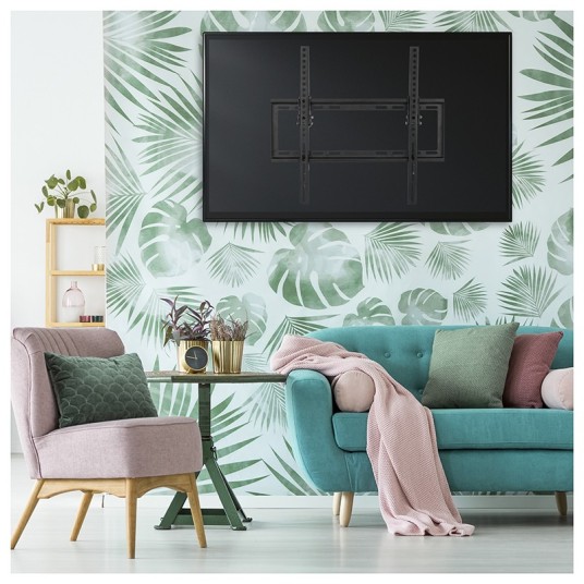 “soporte TV de pared inclinable Holmios 55 pulgadas ultrafino 20 mm”
