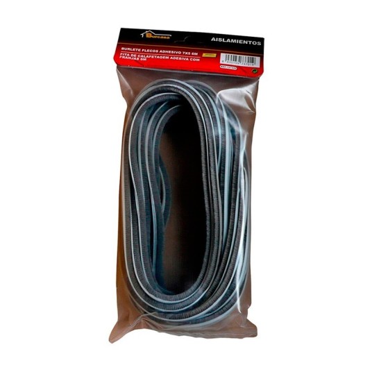 BURLETE FLECOS CARRIL 6M GRIS