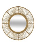 “espejo de bambú para pared INA decoración estilo boho salón”