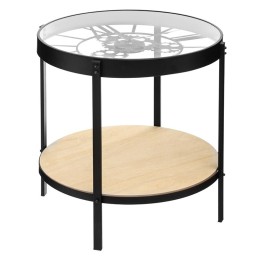 MESA DE CENTRO CON RELOJ