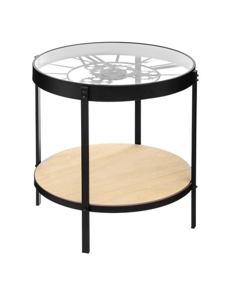 MESA DE CENTRO CON RELOJ