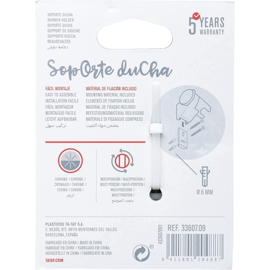 SOPORTE DE DUCHA UNIVERSAL