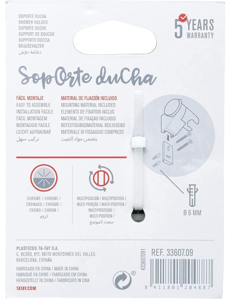 SOPORTE DE DUCHA UNIVERSAL