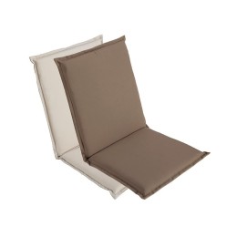 cojín para silla monobloc exterior topo beige