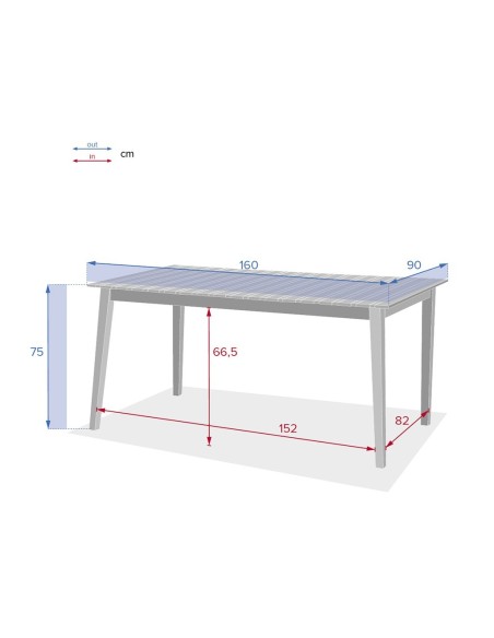 MESA DE MADERA DE ACACIA TIWI