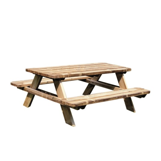 MESA PICNIC CON BANCOS ABATIBLES