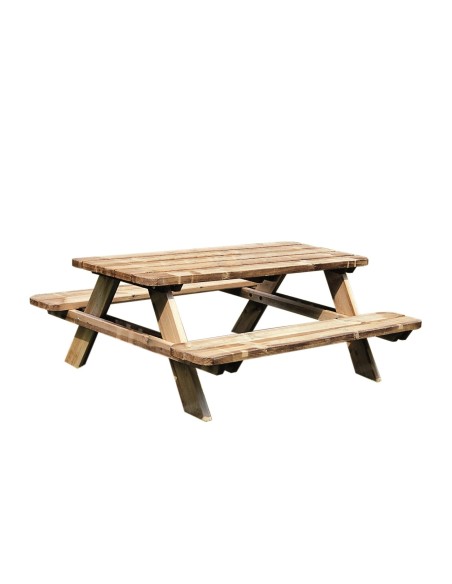 MESA PICNIC CON BANCOS ABATIBLES