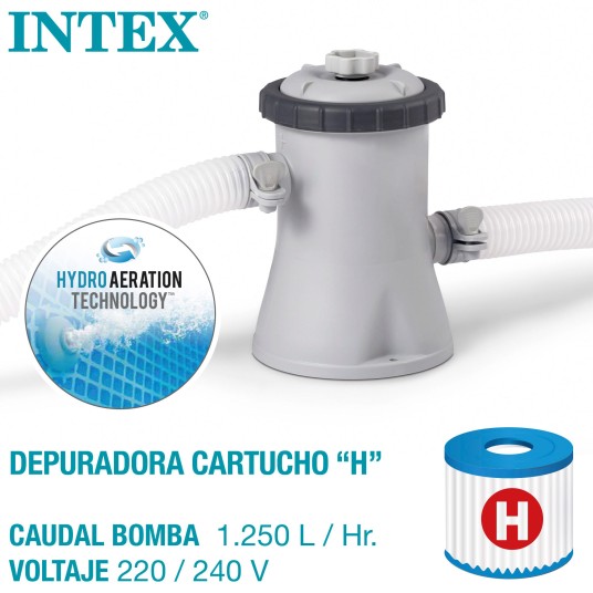 PISCINA AUTOPORTANTE CON DEPURADORA