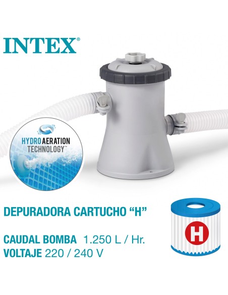 PISCINA AUTOPORTANTE CON DEPURADORA