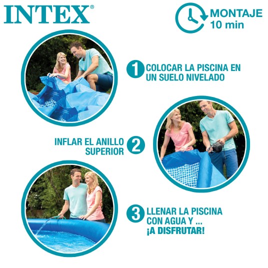 PISCINA AUTOPORTANTE CON DEPURADORA
