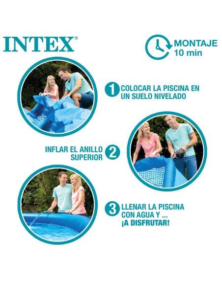 PISCINA AUTOPORTANTE CON DEPURADORA