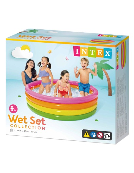 PISCINA HINCHABLE INFANTIL 3 AROS