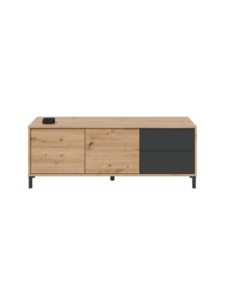 Mueble TV nórdico industrial compacto