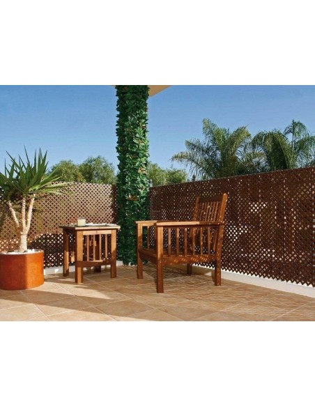 Celosía decorativa de PVC sin marco, 1x2 m