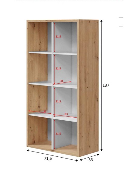 ESTANTERIA CUBOS JUNIOR