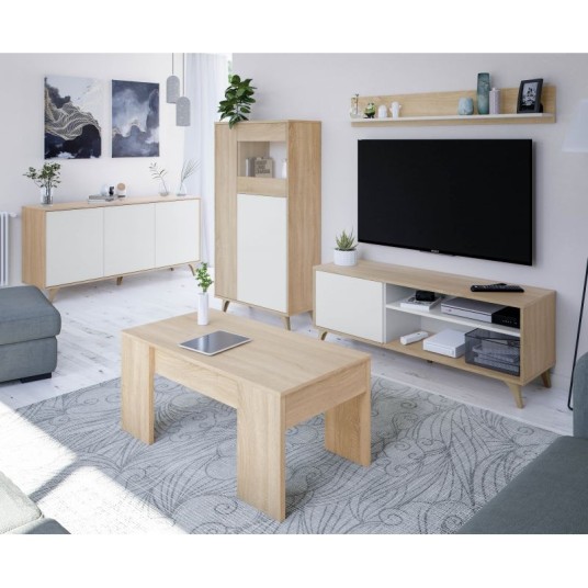 VITRINA 3 PUERTAS KIKUA PLUS