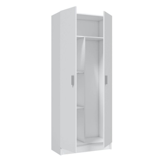 ARMARIO MULTIUSOS ESCOBERO USE 2 PUERTAS BLANCO