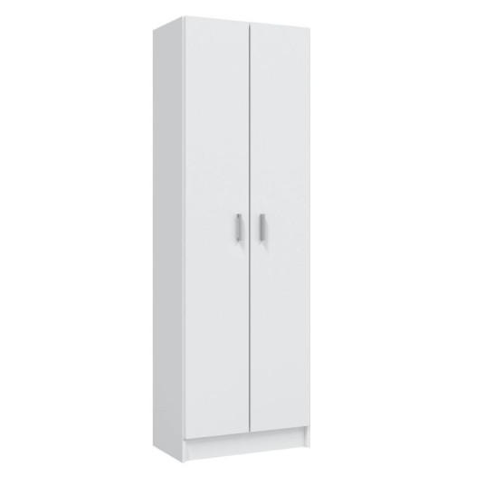Zapatero blanco alto multiusos 180 cm moderno