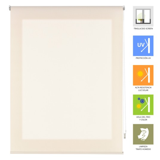 ESTOR ENROLLABLE MAREA BLANCO