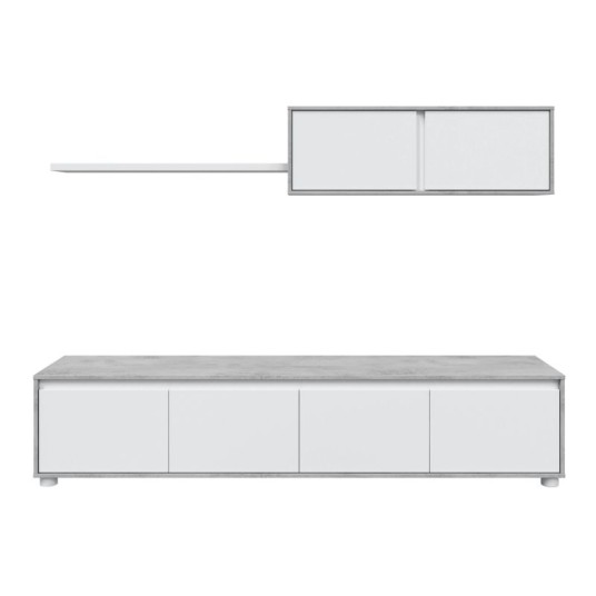 Mueble de salón moderno Alida cemento...