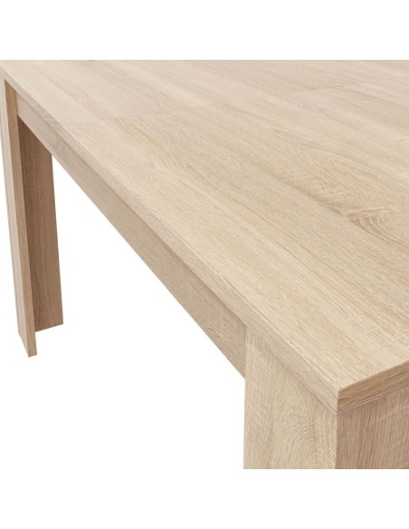Mesa de comedor extensible Práctico – roble Canadian