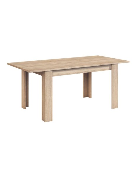 Mesa de comedor extensible Práctico – roble Canadian