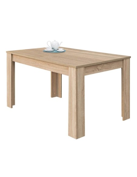 Mesa de comedor extensible Práctico – roble Canadian