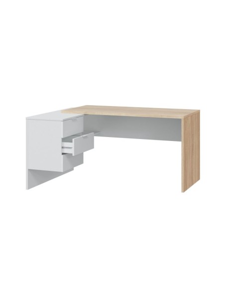 Mesa de escritorio Office Buc con cajonera reversible