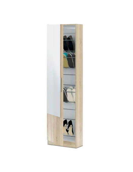 Zapatero Kristal – Armario compacto con puerta de cristal