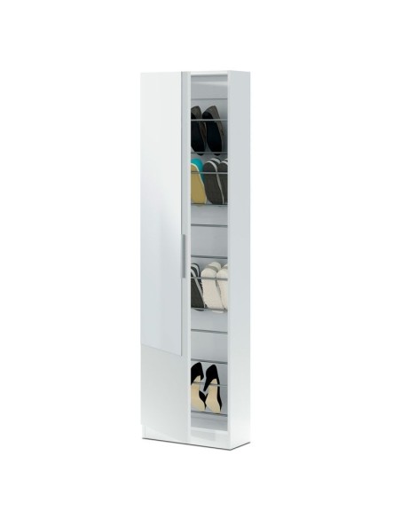 Zapatero Kristal – Armario compacto con puerta de cristal