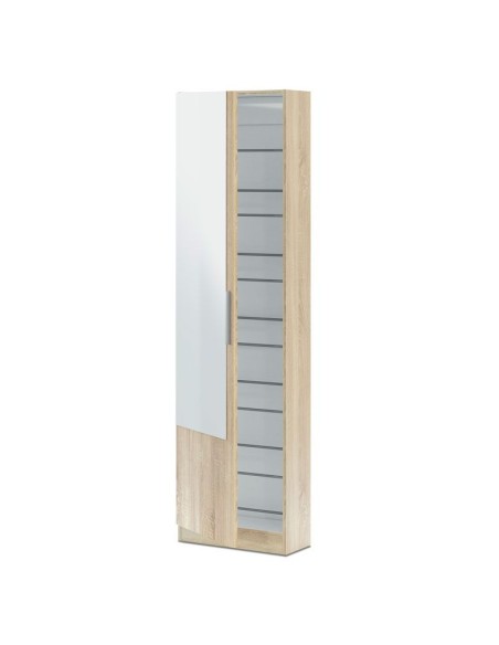 Zapatero Kristal – Armario compacto con puerta de cristal