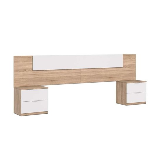Cabezal Cama 150 cm con 2 Mesitas...