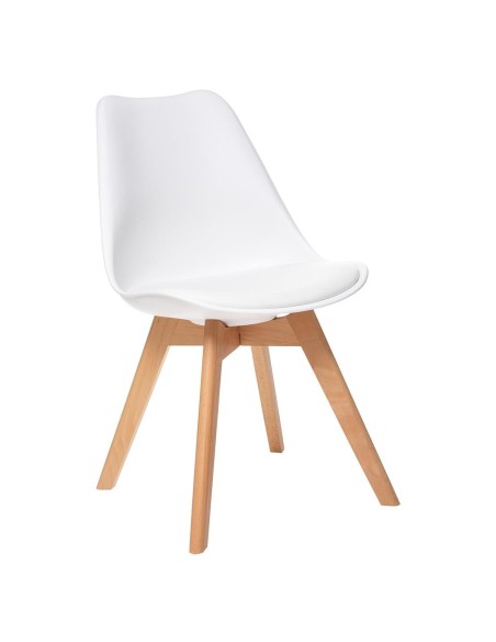 Silla de comedor Baya Atmosphera con cojín estilo nórdico