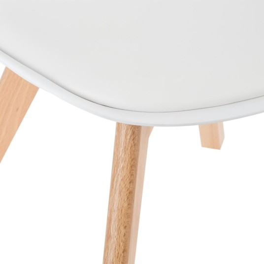Silla de comedor Baya Blanco