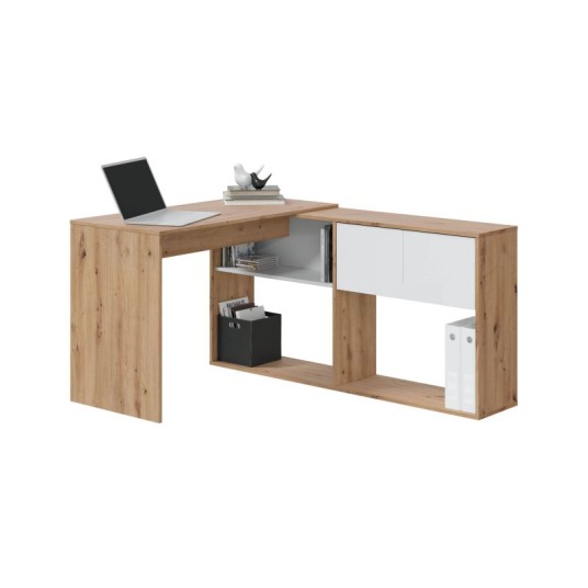 MESA ESCriTORIO CON ESTANTERIA DUO