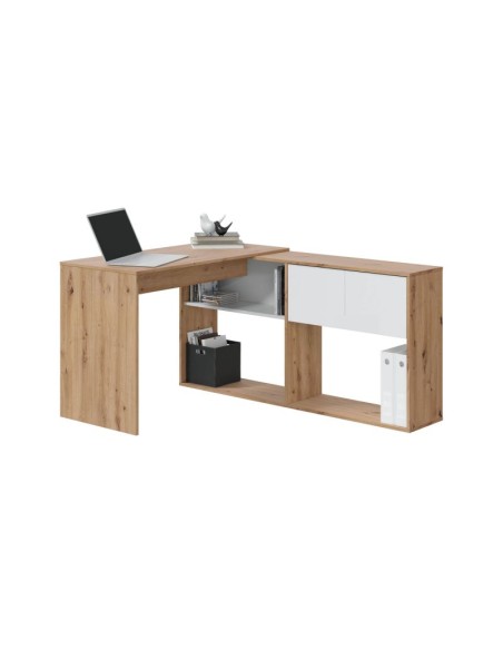 MESA ESCriTORIO CON ESTANTERIA DUO