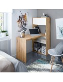 MESA ESCriTORIO CON ESTANTERIA DUO